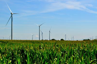 Illinois Wind Farm (Source: Flickr/Tom Shockey)